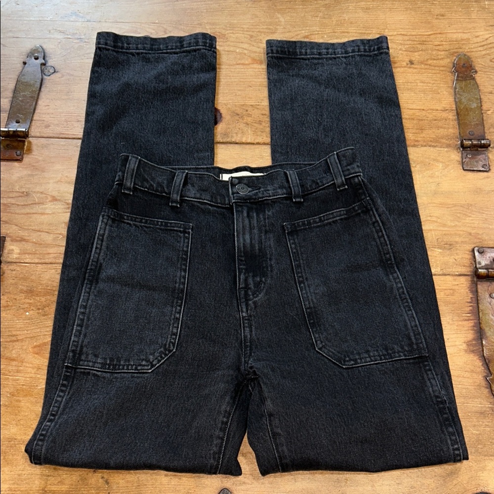 Woman’s Madewell Black 90’s Straight Jeans Size 23